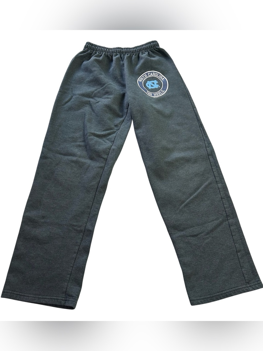 UNC North Carolina Tar Heels Gildan Charcoal Gray Fleece Sweatpants Adult size S